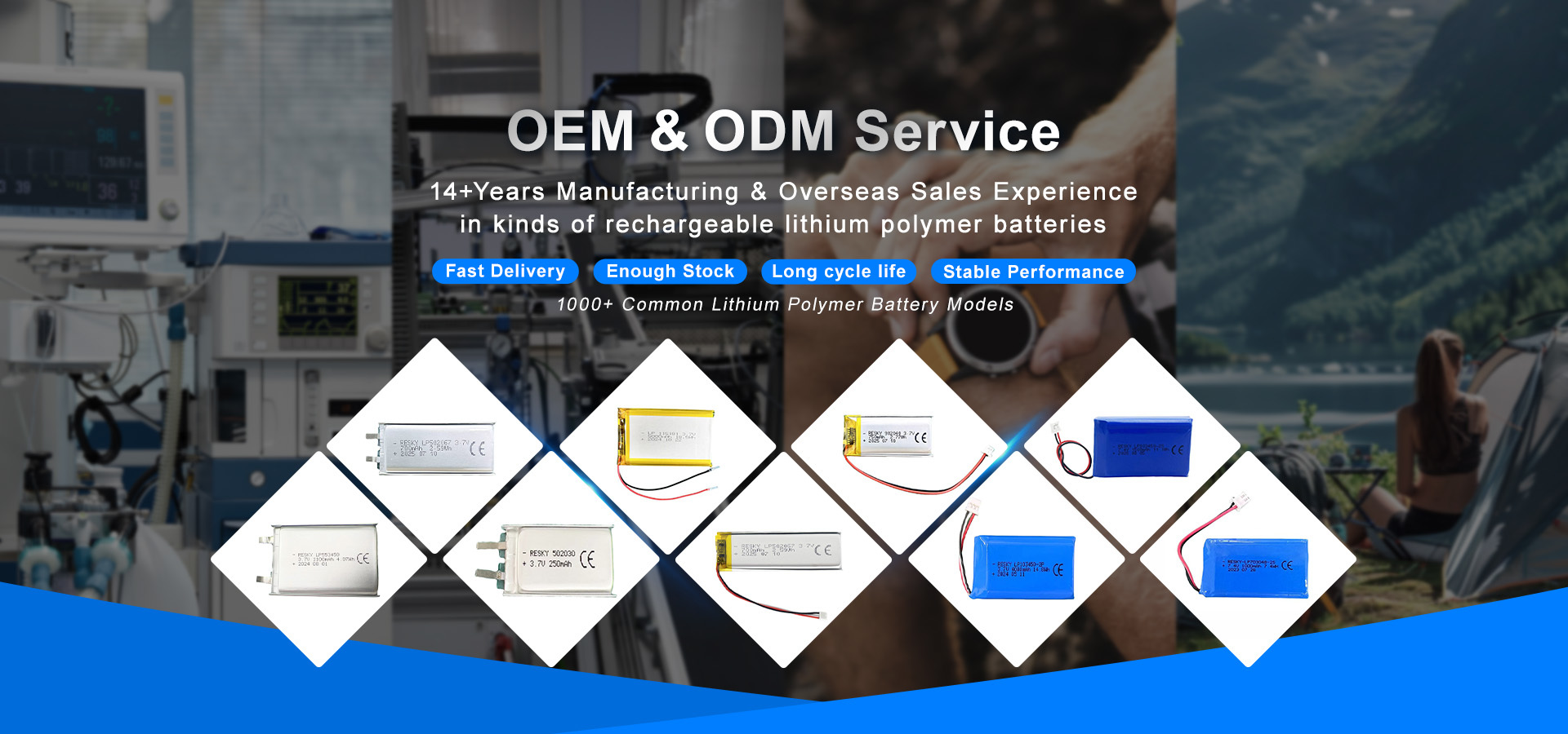 kwaliteit Lithiumpolymerbatterijcel fabriek
