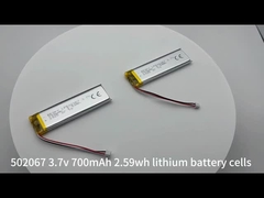 502067 3,7v 700mAh lithium-polymer batterijcel