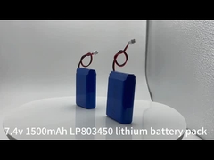 Li-polymerbatterij 803450-2s 7,4v 1500mAh batterij