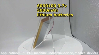 Voedingsbatterijen 6060100 3,7 V 5000 mAh lithium-ionbatterijcellen