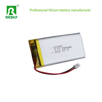 kopen Flat oplaadbare lithium-polymer batterijcel 1500mAh 603060 3.7v Voor Bluetooth-luidspreker online manufacture