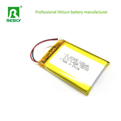 kopen Solar Lithium Polymer Battery Cell 603450 3.7v 1200mAh Voor draagbare GPS online manufacture