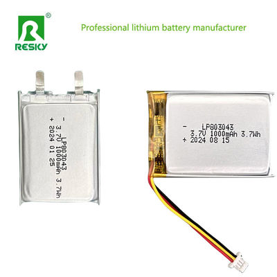 kopen Oplaadbare lithium-polymerbatterijen Lipo-batterijcel 803040 3.7V 1000mAh online manufacture