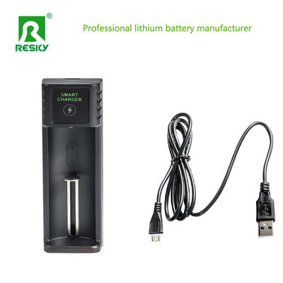 kopen 18650 26650 21700 Li-ion batterij USB-oplader Single Slot Smart Oplaadbaar 4.2V online manufacture