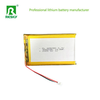 kopen Vermogen Batterij 805080 3.7V 4000mAh 14.8wh Oplaadbare Lithium Ion Batterij Pack online manufacture