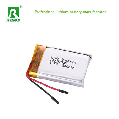 kopen Oplaadbare energie Lithiumbatterijcel 502030 3.7V 250mAh Lipo-batterij Voor Smart Watch online manufacture
