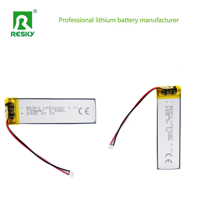kopen Power Lithium Batterij 502065 3.7V 700mAh Oplaadbare Batterijcel Voor Smartwatch online vervaardiging