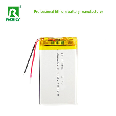 kopen Lithium Ion Polymer Battery 403048 3.7V 600mAh 2.22wh Lipo Battery Cell voor huisdier GPS Tracker online vervaardiging