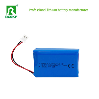 kopen LP803450 2P 3.7V 3000mAh 11.1wh Oplaadbare Lithium Polymer Battery Pack Voor GPS Tracker online vervaardiging