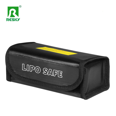 kopen Glasvezel Dubbele Ritssluiting RC Lipo Batterij Veilig Zak Brandwerend Waterdicht 60 X 75 X 185mm online vervaardiging