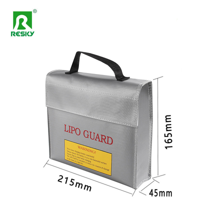 kopen Vuurvast, waterdichte en explosieveilige RC Lipo batterij veilige tas met ritssluiting 45x165x215mm online vervaardiging