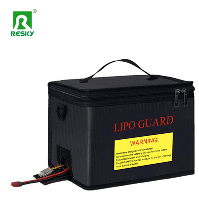 kopen Black silver Waterproof Fireproof Explosion Proof RC Lipo Safe Bag 215X145X165mm For Safe Charging online vervaardiging
