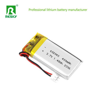 kopen Lithium-polymeer batterijcel 602040 400mAh 450mAh 3.7V 1.48wh Power Lipo Li-Polymer batterij online vervaardiging