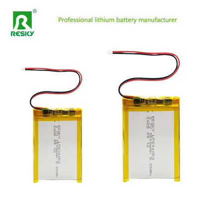 kopen Lithium Polymer Battery Cell 604050 3.7v 1500mAh 5.55wh Bluetooth Speaker Rechargeable Batteries online vervaardiging