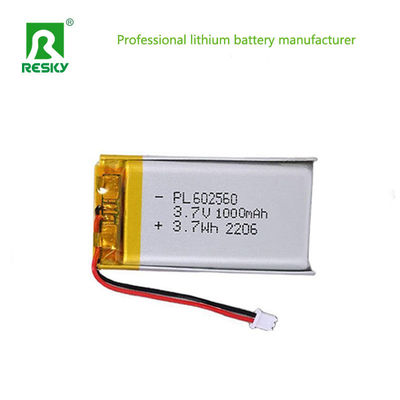 kopen Power lipo batterijen LP602560 3.7v 4.2v 1000mAh 3.7wh lithium polymeer batterij voor slimme sloten online vervaardiging