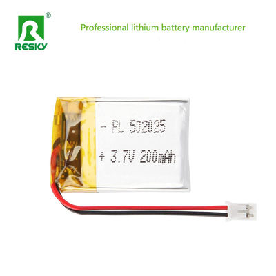 kopen Oplaadbare Lithium-ion polymeer batterij 502025 3.7V 200mAh Lipo batterijen voor oortelefoon online vervaardiging