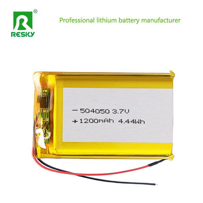 kopen Lithium Ion Rechargeable Batteries 504050 3.7v 1200mAh 4.44wh Lithium Battery Pack For Smart Bracelets online vervaardiging