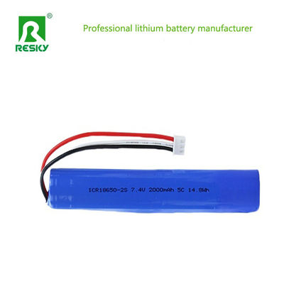 kopen Power Lithium Battery 7.4V 2000mAh 14.8wh 5C Rechargeable Battery Pack For RC Car & Robot online vervaardiging