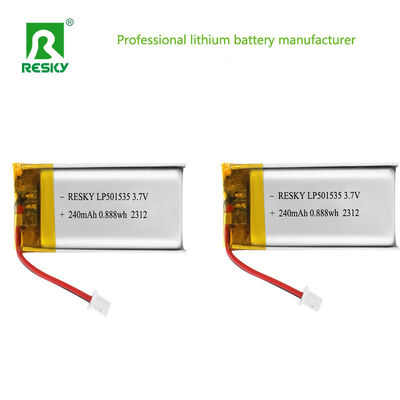 kopen Rechargeable Lithium Polymer Battery Cell 501535 240mAh 3.7v Solar Li-ion Lipo Batteries online vervaardiging