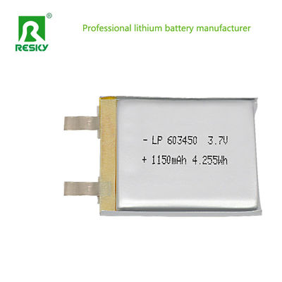 Solar Lithium Polymer Battery Cell 3.7V 603450 1200mAh Batterijen Voor Lift Alarm