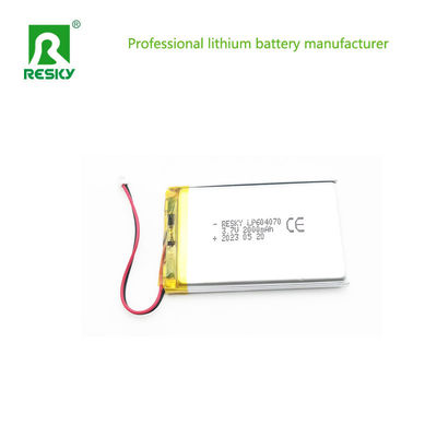 Lipo Lithium Polymer Battery Cell 604070 2000mAh 3.7V 7.4wh Voor draagbare mediaspeler