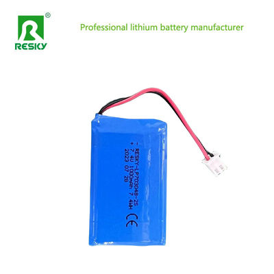 Noodlicht Lithium Polymer Battery Cell 703048-2s 7.4V 1000mAh 7.4wh