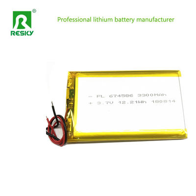 Draagbare Lithium Polymer Battery Cell 104060 3000mAh 3.7V 4.2V Lipo-batterijen