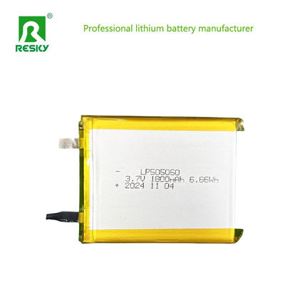 Luchtreiniger Lithium Polymer oplaadbare batterij 505060 3.7V 1800mAh 2000mAh