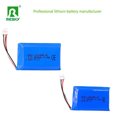 Flat Lithium Polymer Battery Cell 803450 2p 3.7V 1500mAh 3000mAh Power Batterijen
