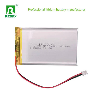 Lipo Lithium Polymer Battery Cell 105080 3.7V 5000mAh Voor bestelmachine