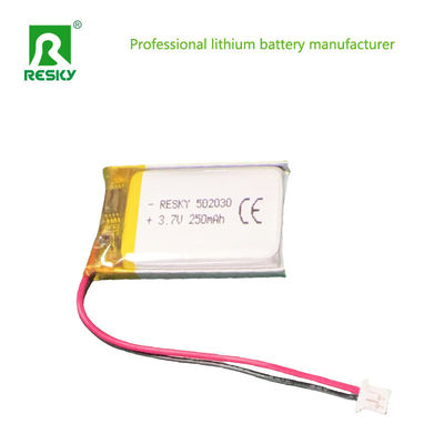Lithium Polymer Lipo Battery Cell 502030 3.7v 250mAh Voor Bluetooth-luidspreker
