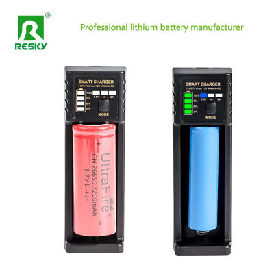 Li-ion oplaadbare batterij 1 slot 5V 2A Voor 18650 26650 18500 batterij