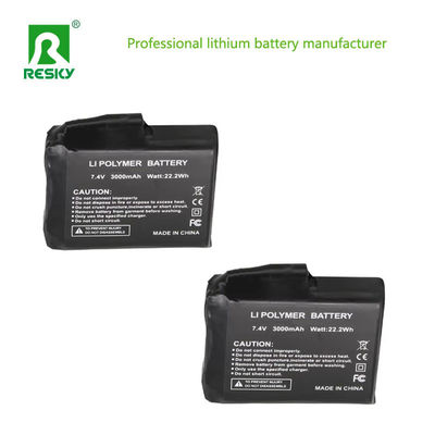 Verwarmde handschoenen oplaadbare Li-Polymer batterij 3.7V 4000mAh