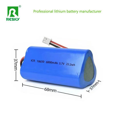 Oplaadbare Li-ion batterij 11.1V 3s 18650 2200mAh Voor fietslicht