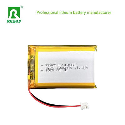 3.7V Lithium Polymer Battery Pack 104050 104060 3000mAh Lithium Ion Batterijen