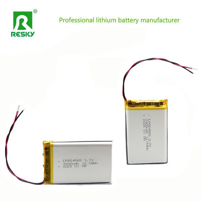 3.7V 3400mAh Lithium Polymer Battery Pack 854565 Lipo Battery Voor Walkie-Talkie
