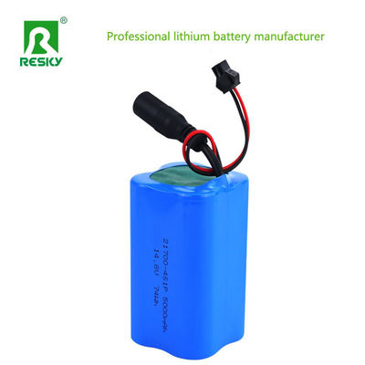 21700 5000mAh Batterijcellen 14,8v 74wh Li-ion batterijpakket voor Solar Street Light bij 300g