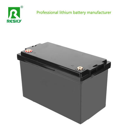 Oplaadbaar 12,8V 100Ah Lifepo4 Lithium IJzerfosfaat Accupakket Voor Zonne-energie Opslag