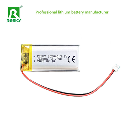 Oplaadbare Li-Polymeer Batterij 102040 902040 3.7V 800mAh 850mAh Lithium Batterij Cel