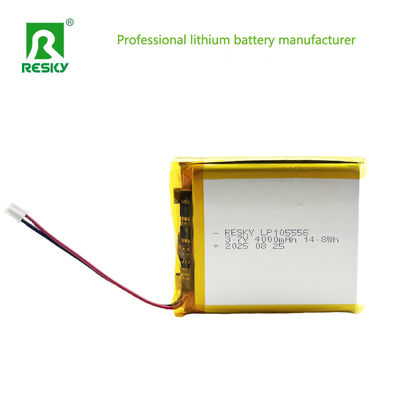 Lithium Ion Cell 105556 3.7v 4000mAh 14.8wh Oplaadbare Lithium Ion Polymer Battery