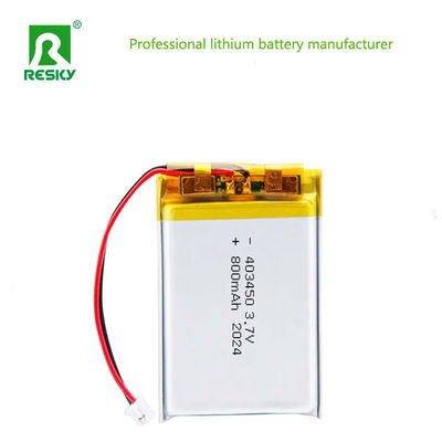 Oplaadbare lithium cel 3.7V 403450 800mAh lipo li-polymeer batterijcel voor audiovisuele apparaten